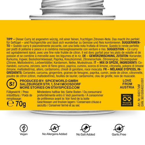 Curry al limone - curry al limone