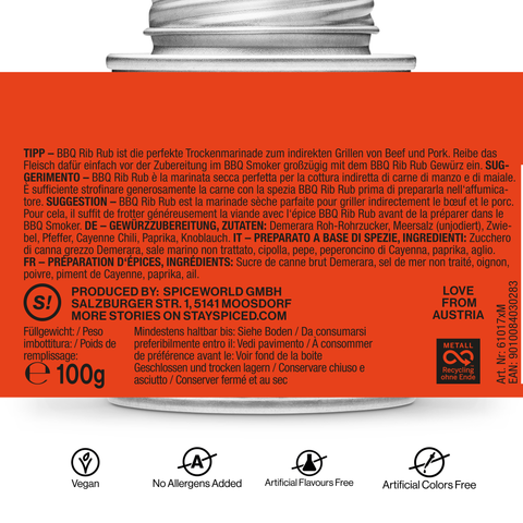 Rib Rub - Rub rosso per barbecue