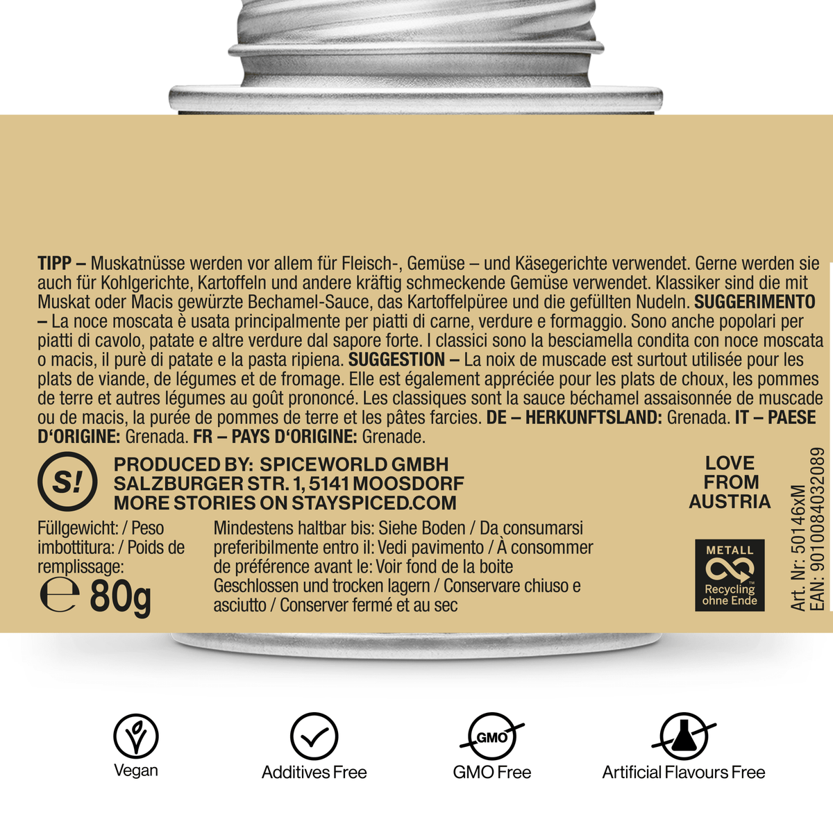Nutmeg - Dark - Ground | STAY SPICED!
