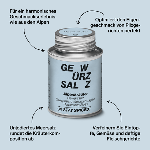 Alpenkräuter Gewürzsalz