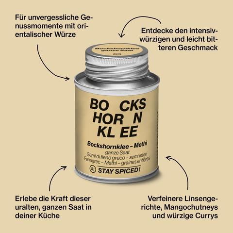 Bockshornkleesamen - Saat ganz