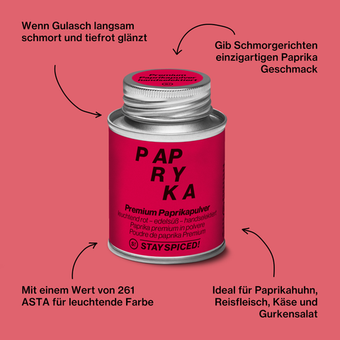 Handselektierter Paprika edelsüß, 220 ASTA