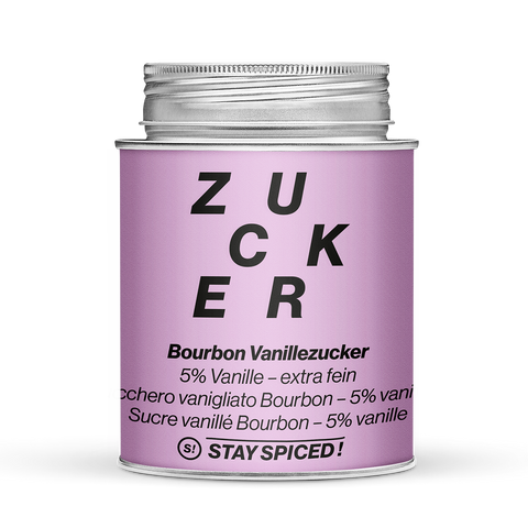 Vanillezucker 5% Bourbonvanille, Backzucker, extra-fein