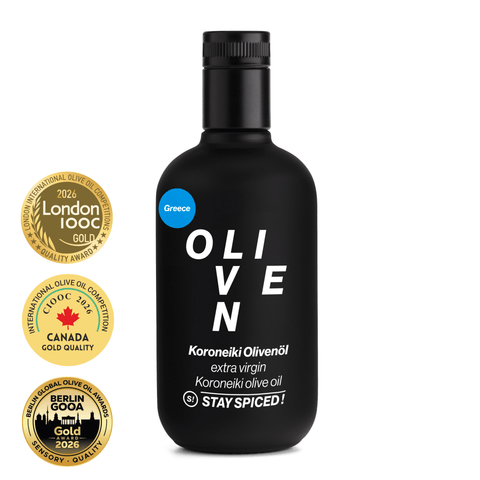 STAY SPICED! Olivenöl Koroneiki Olives 0,5 Liter - STAY SPICED ! - 82006x