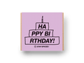 Banderole Happy Birthday Box LOSE - STAY SPICED ! - 90140x