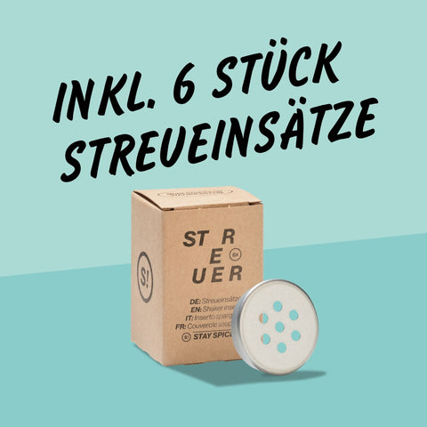 ULTIMATE | Gewürze BUNDLE | 6 Gewürze + Streueinsätze im Vorteilsset - STAY SPICED ! - 59529x