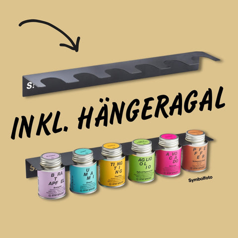 Österreichische Küche Vorteilsset inkl. Hängeregal - STAY SPICED ! - 59512x