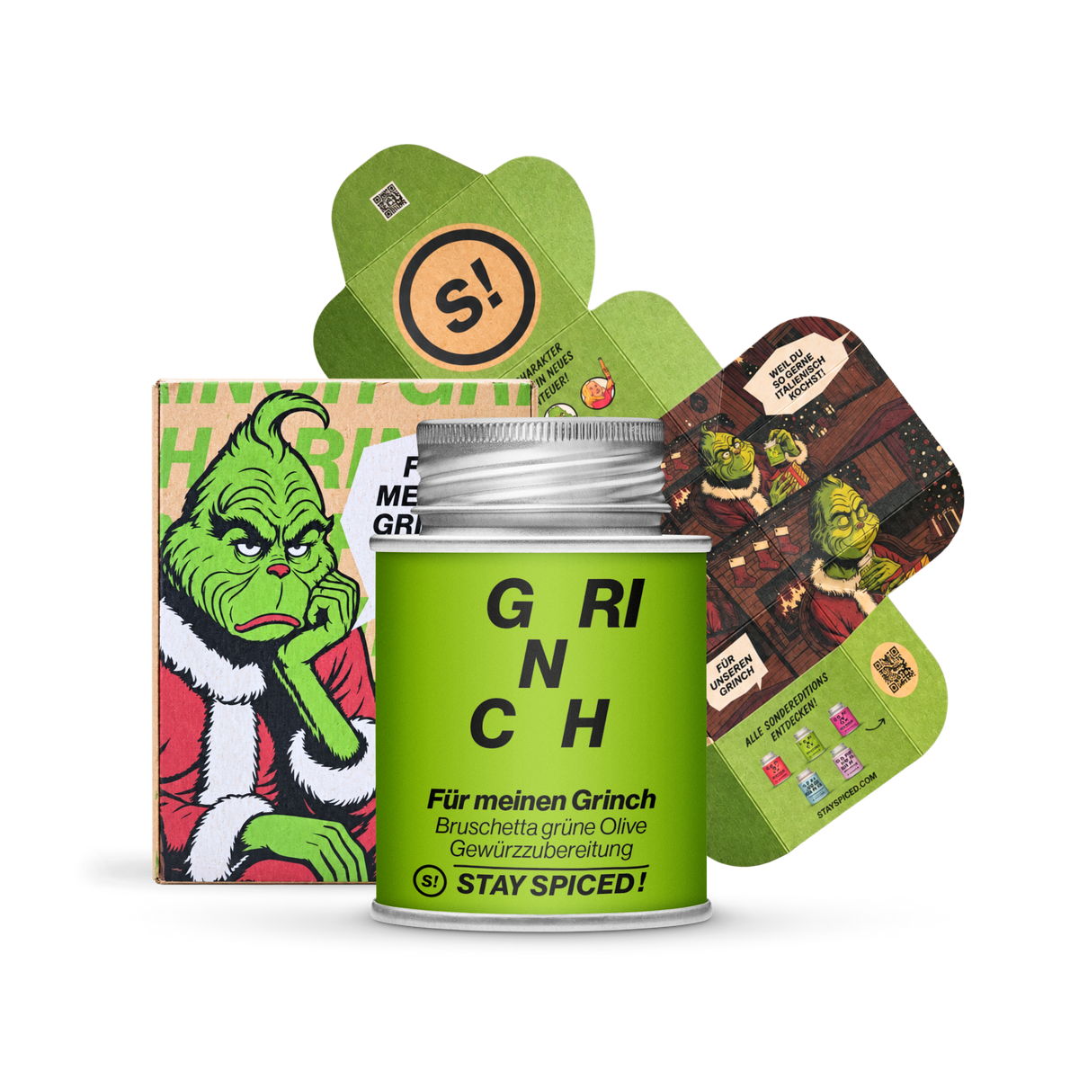GRINCH Gewürz Geschenk zu Weihnachten