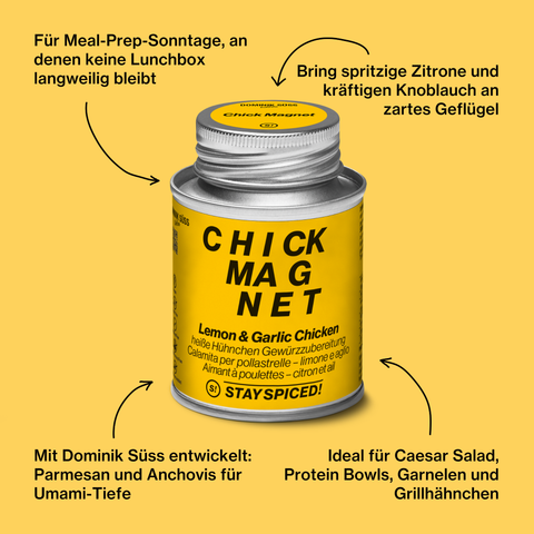 Chick Magnet - Lemon & Garlic Chicken, heiße Hühnchen Gewürzzubereitung
