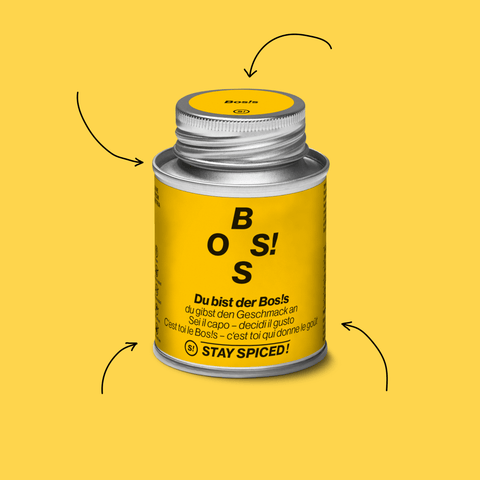 BOS!S – Du bist der Boss, du gibst den Geschmack an! - STAY SPICED ! - 60014xM