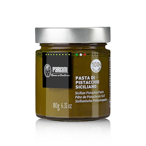 Pistachio Paste, Sicilian Pistachios, Pariani, 180 g