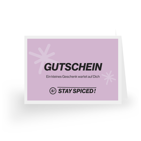 STAY SPICED! GenussGutschein