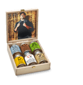Roland Trettl STARTER | Gewürze Set | 6er Holzkiste - STAY SPICED ! - 90009x