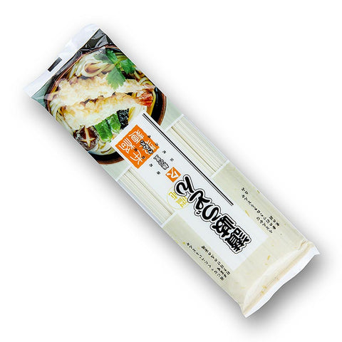 Udon noodles - wheat noodles, light, flat, 3mm, approx. 24cm long, Kubota, 250 g