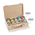 COLOURS OF SPICES | Gewürz Set | 15er Holzkiste - STAY SPICED ! - 59029x