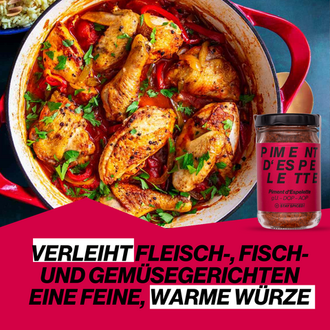 Piment d Espelette, der französische Pfeffer, 50g Glas