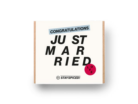 Just Married - GROOM | Gift Set | 2 Spices