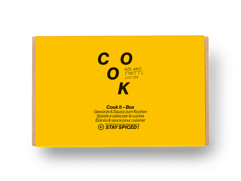 Roland Trettl COOK IT | Spice Set &amp; Soy Sauce | 3 spices and 1 sauce in the box