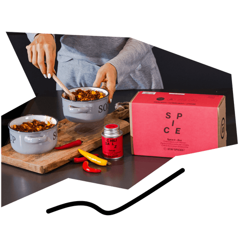 SPICE IT | Gewürze Set & Chili Sauce | 3 Gewürze und 1 Sauce in der Box