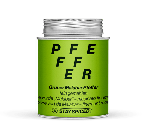 Pfeffer grün gemahlen "Malabar"