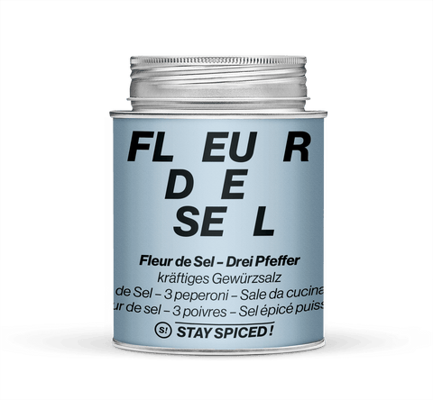 Fleur de Sel / Flor de Sal - Three Pepper