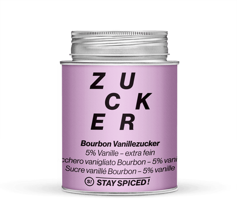 Vanillezucker 5% Bourbonvanille, Backzucker, extra-fein