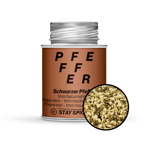 Pfeffer schwarz 1mm Naturmahlung