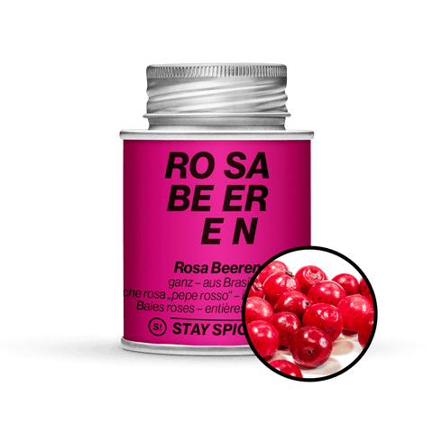 Rosa Beeren " Roter Pfeffer" ganz