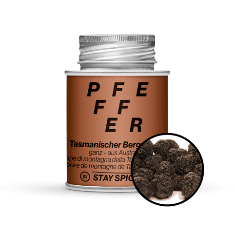 Tasmanian mountain pepper black-whole,