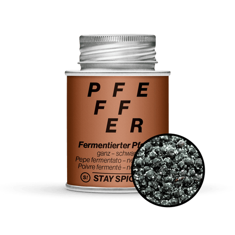 Fermented pepper - black whole