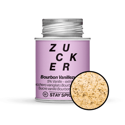 Vanillezucker 5% Bourbonvanille, Backzucker, extra-fein