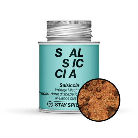 Salsiccia seasoning preparation