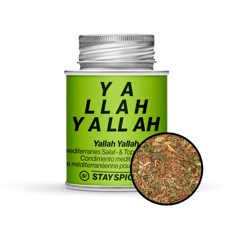 Yallah Yallah, insalata mediterranea e condimento