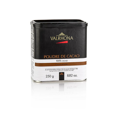 Cocoa powder, slightly deoiled, 20-22% cocoa butter, Valrhona, 250 g