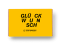 Banderole "GLÜCKWUNSCH" für 6er Geschenkbox - LOSE - STAY SPICED ! - 90063x