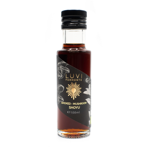Bio Smoked Mushroom Shoyu, 100ml Flasche, , Luvi Fermente