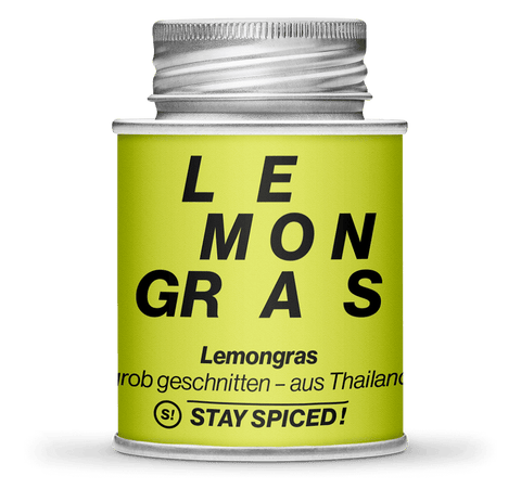 Lemongrass - citronella - tagliata grossolanamente - tailandese