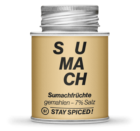 Sumachfrüchte - Sumach Türkisch - 7% Salz