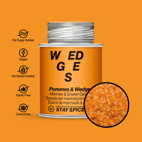 Patatine fritte e spicchi - Marinatura e condimento nello shaker