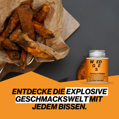 Patatine fritte e spicchi - Marinatura e condimento nello shaker