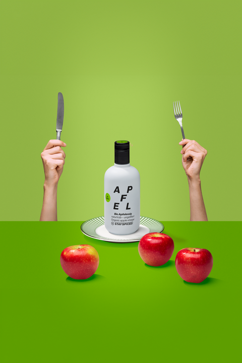 ORGANIC STAY SPICED! Apple cider vinegar - naturally cloudy - unfiltered