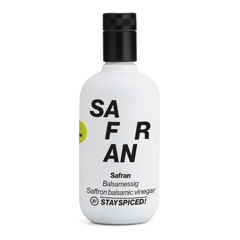 STAY SPICED ! Safran Balsamessig