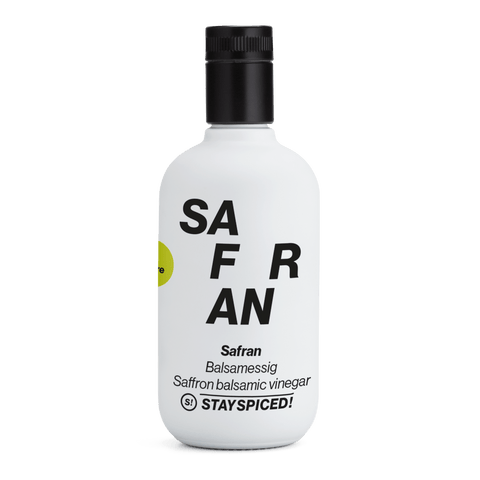 STAY SPICED ! Safran Balsamessig