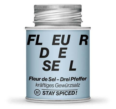 Fleur de Sel / Flor de Sal - Three Pepper