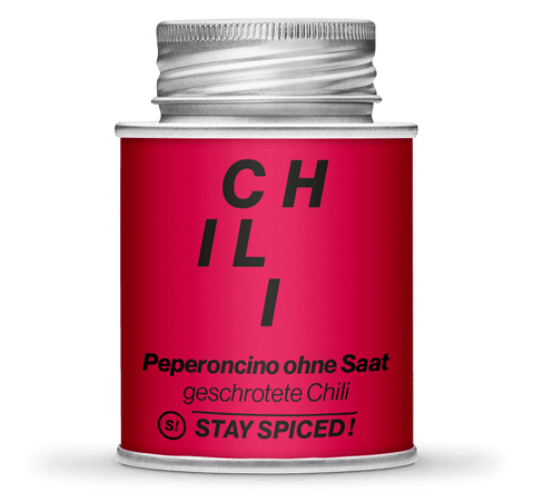 Chili / Peperoncino rot mild geschrotet ohne Saat