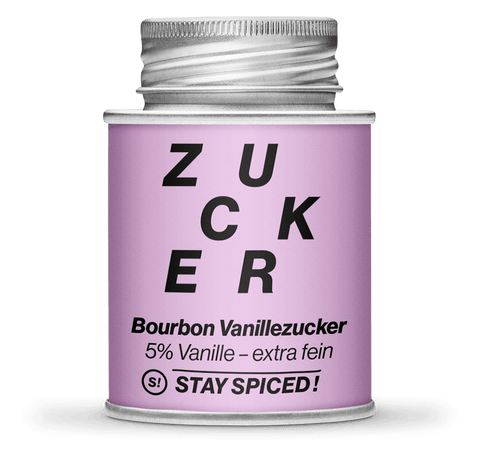 Vanillezucker 5% Bourbonvanille, Backzucker, extra-fein