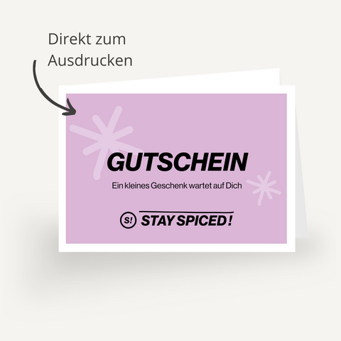 STAY SPICED! GenussGutschein